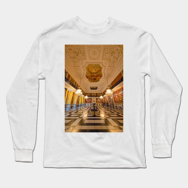 Spectacular Hall, Christiansborg Palace Long Sleeve T-Shirt by BrianPShaw